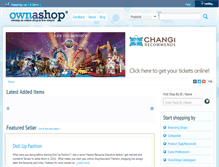 Tablet Screenshot of ownashop.com